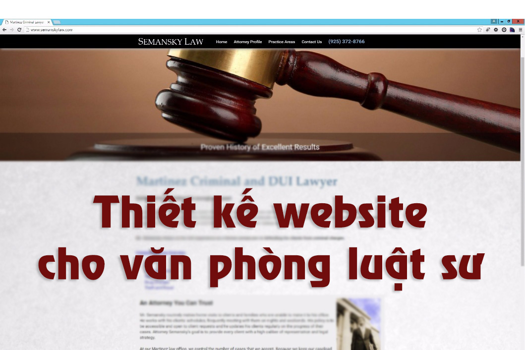 Thiết kế web cho luật su